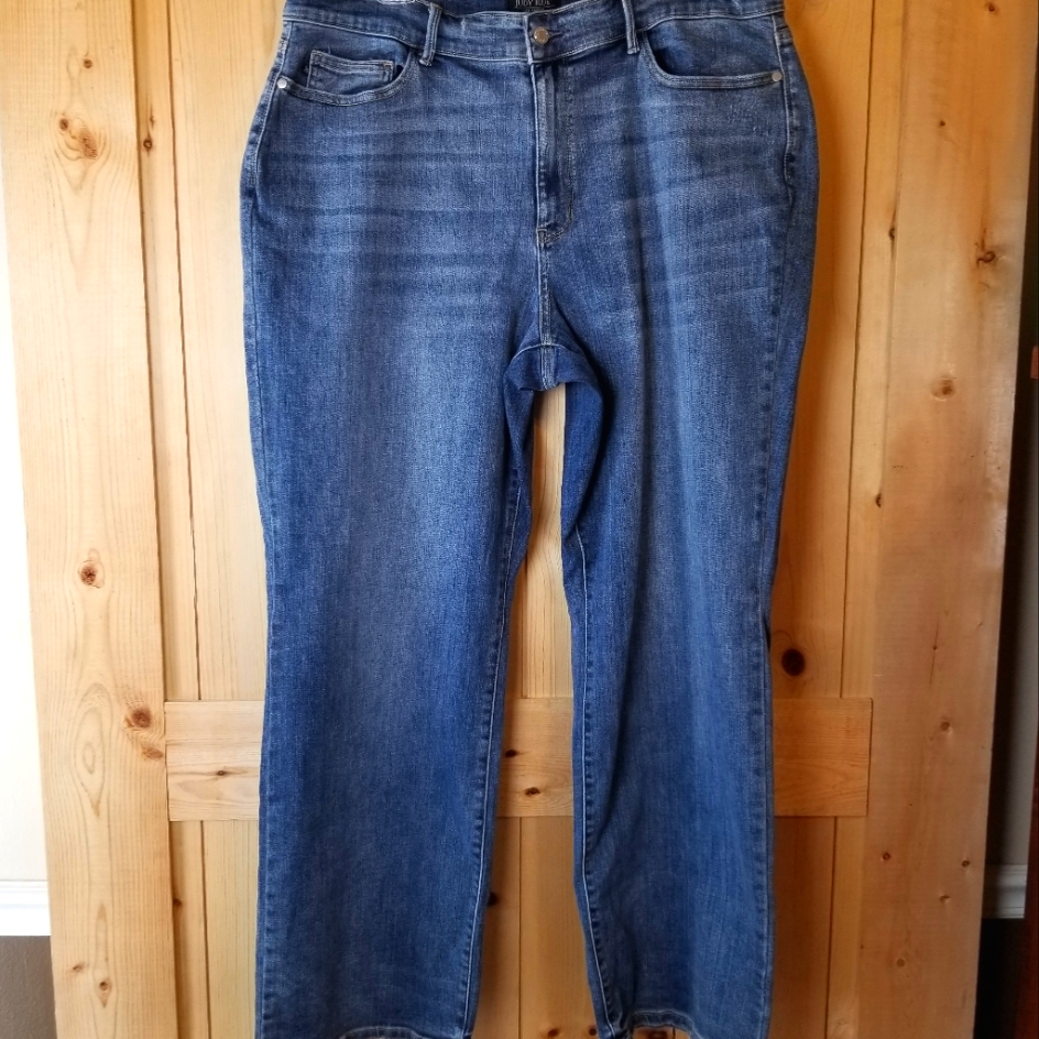 Judy Blue High Rise Wide Leg Denim Jeans